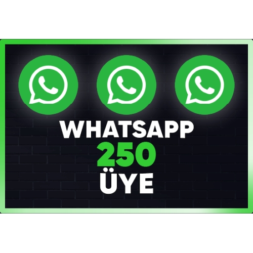 ⚡  GARANTİLİ  WHATSAPP 250 ÜYE ⚡